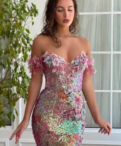 Teuta matoshi-Pastel Sea Siren Gown