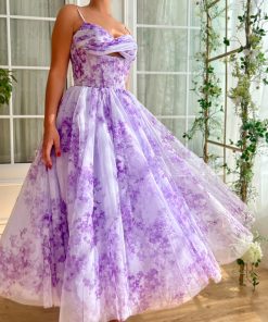 Teuta matoshi-Violet Sky Midi Dress