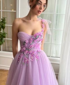 Teuta matoshi-Purple Petals Dress 2