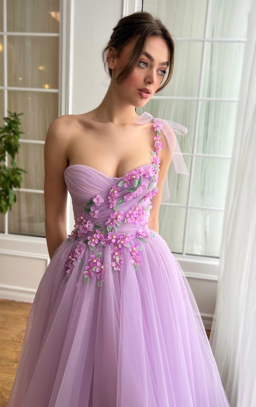 Teuta matoshi-Purple Petals Dress - Image 2