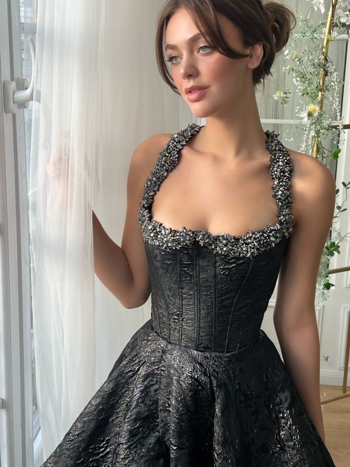 Teuta matoshi-Onyx Haven Gown - Image 2