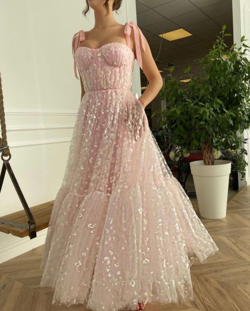 Teuta matoshi-Enchanting Baby Rose Dress - Image 3