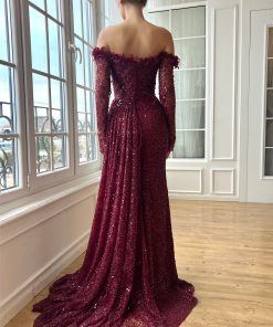 Teuta matoshi-Rosewood Mosaic Mermaid Dress 2