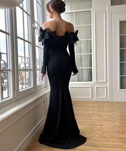 Teuta matoshi-Jet Petal Mermaid Dress 2