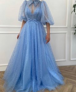 Teuta matoshi-Celestial Dots Gown