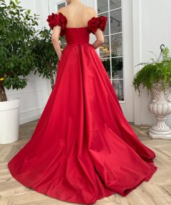 Teuta matoshi-Eternal Blossom Red Gown 2