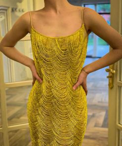 Teuta matoshi-Contessa Beaded Gown 2