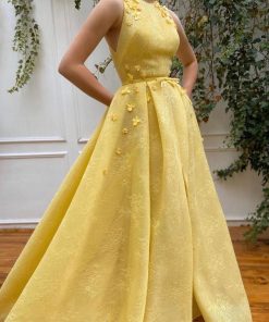 Teuta matoshi-Somerton Bloom Gown