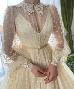 Teuta matoshi-Magnolia Dots Gown 2