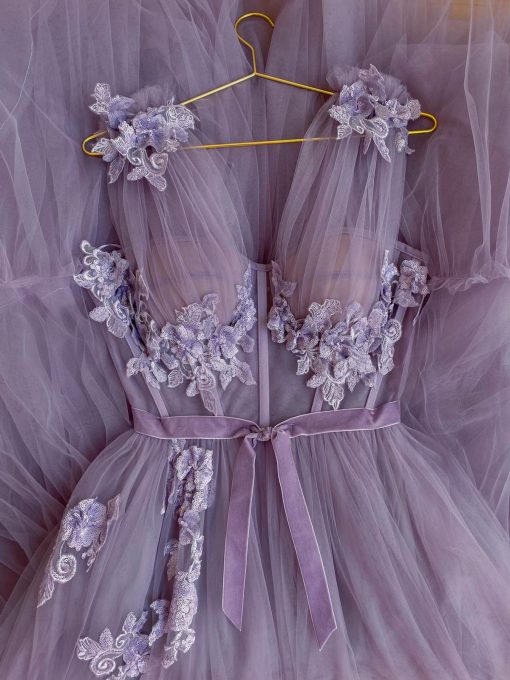 Teuta matoshi-Charming Violet Gown