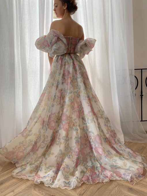 Teuta matoshi-Ethereal Roses Gown