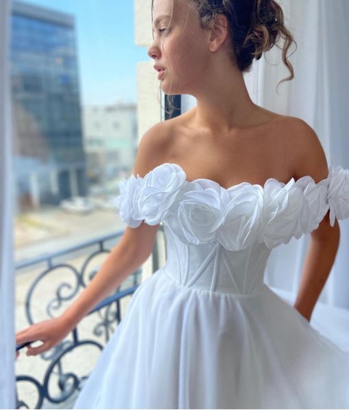 Teuta matoshi-Flower Daydream Bridal Gown - Image 3