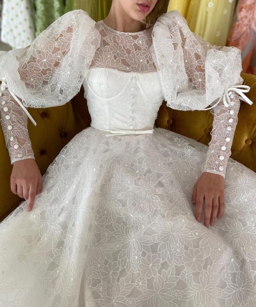 Teuta matoshi-Anemone Fantasy Bridal Gown - Image 3