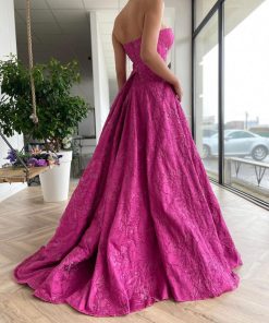 Teuta matoshi-Cerise Amorous Gown 2