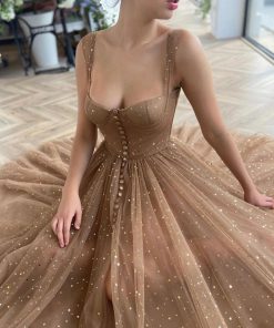Teuta matoshi-Starry Mocha Dress 2