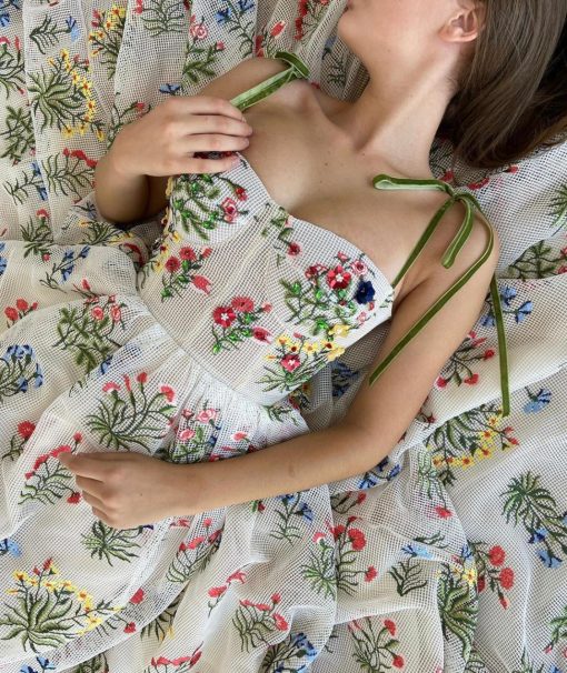 Teuta matoshi-The Wildflowers Dress - Image 3