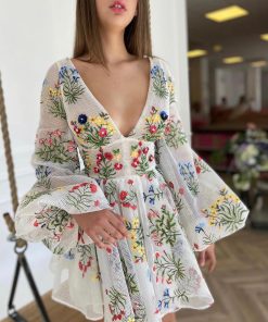 Teuta matoshi-The Wildflowers Mini Dress 2
