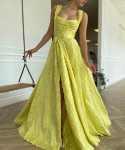 Teuta matoshi-Flavescent Ravishing Gown