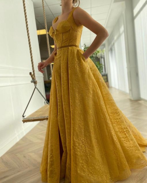 Teuta matoshi-Amber Vivid Gown - Image 2