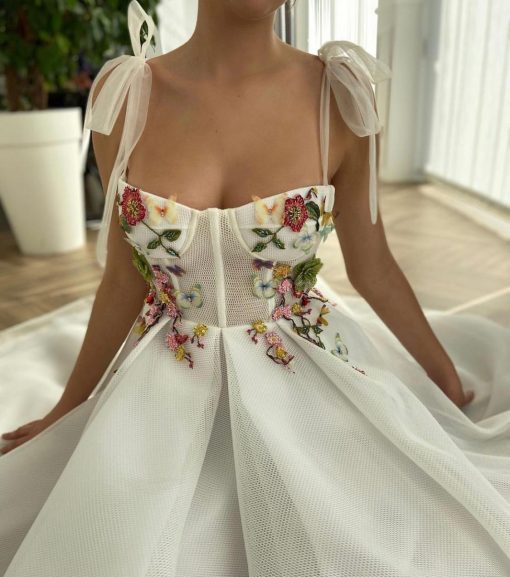 Teuta matoshi-Alicia Wonderflowers Bridal Dress - Image 2