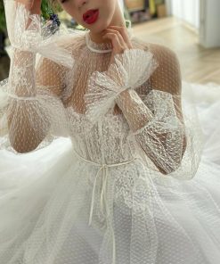 Teuta matoshi-Artemesia Ethereal Dotted Bridal Gown 2