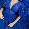 Teuta matoshi-Cobalt Starry Dress