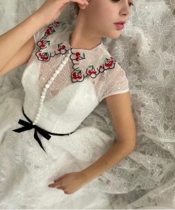 Teuta matoshi-Cherry Lace Bridal Dress 2