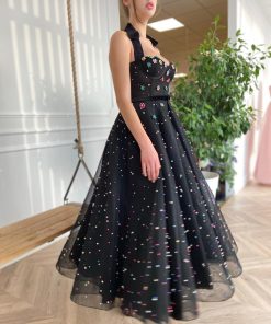 Teuta matoshi-Midnight Embroidered Dress 2