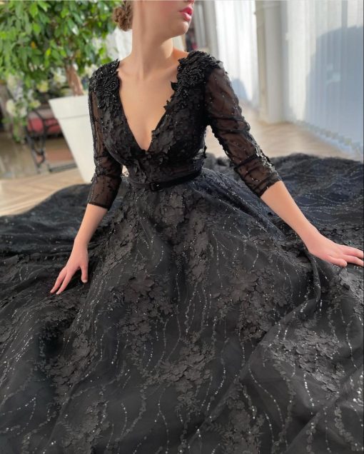 Teuta matoshi-Hermione Blossoming Gown - Image 3