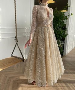 Teuta matoshi-Creamy Sparkle Dress 2