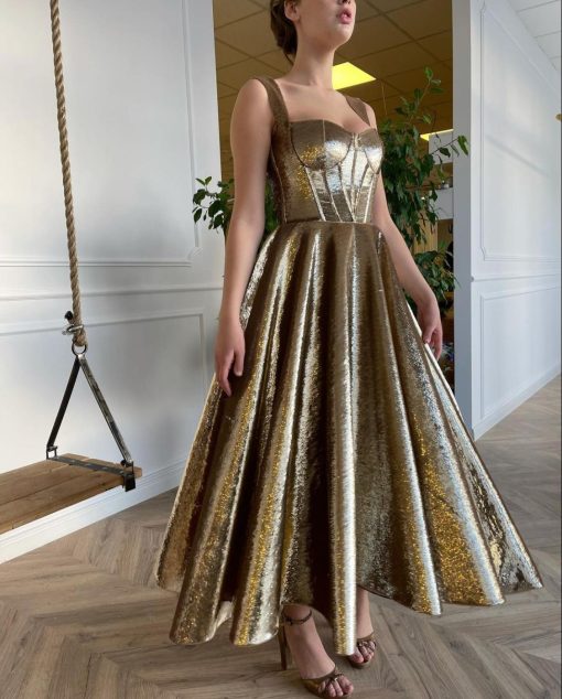 Teuta matoshi-Forever Gold Dress - Image 2