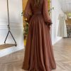 Teuta matoshi-Butterfly Fuchsia Gown 5