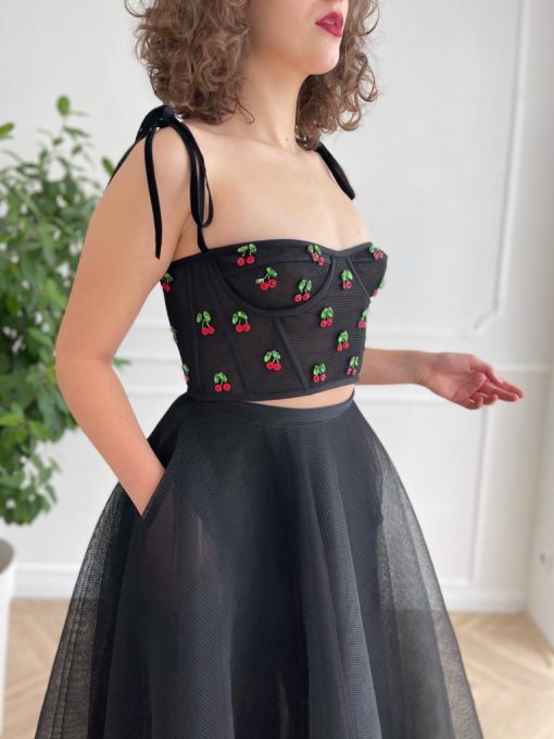 Teuta matoshi-The Cherry Aria Top - Image 3