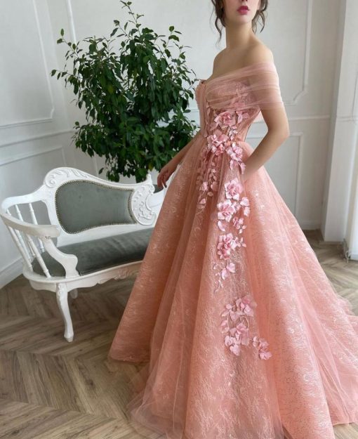 Teuta matoshi-Pastel Ethereal Gown - Image 2