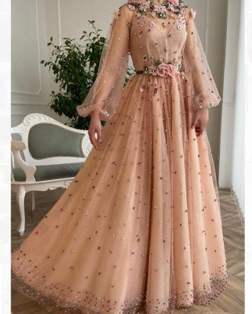 Teuta matoshi-Rose Elysian Gown