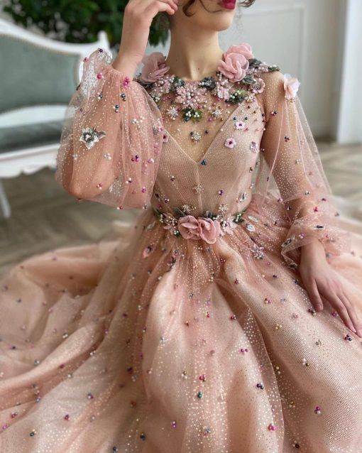Teuta matoshi-Rose Elysian Gown - Image 3