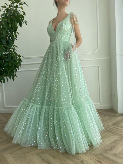 Teuta matoshi-Mint Hearty Gown - Image 2
