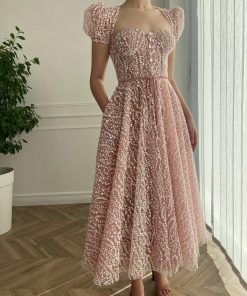 Teuta matoshi-Pink Ivy Dress