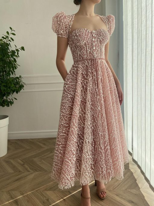 Teuta matoshi-Pink Ivy Dress