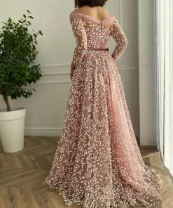 Teuta matoshi-Pink Ivy Gown