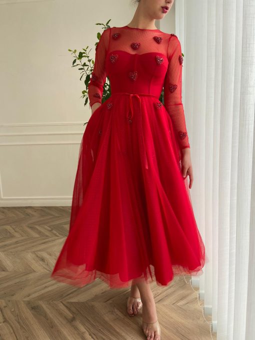 Teuta matoshi-Dotted Hearty Dress - Image 2