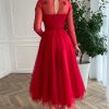Teuta matoshi-Dotted Hearty Dress