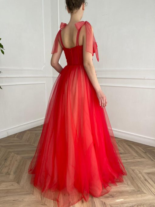 Teuta matoshi-Red Reverie Gown