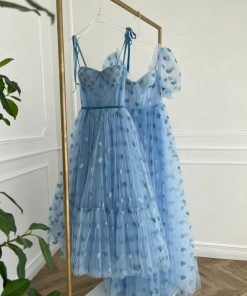 Teuta matoshi-Ocean Draped Hearty Dress