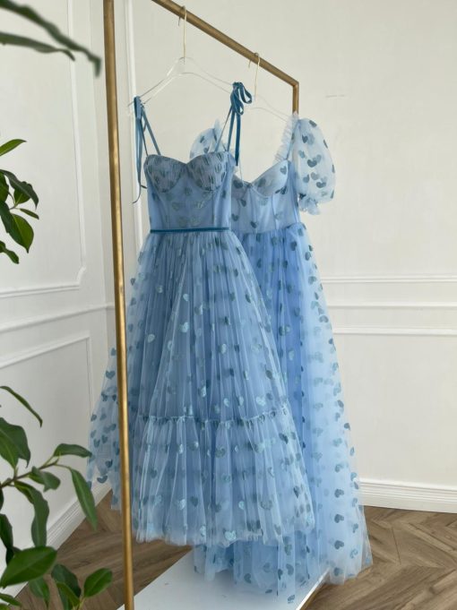 Teuta matoshi-Ocean Draped Hearty Dress