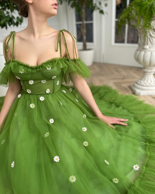 Teuta matoshi-Dream Daisy Ruffle Dress