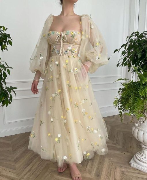 Teuta matoshi-Wild Daffodils Dress