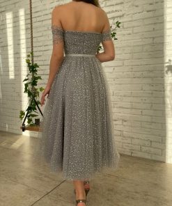 Teuta matoshi-Diamond Dust Midi Dress 2