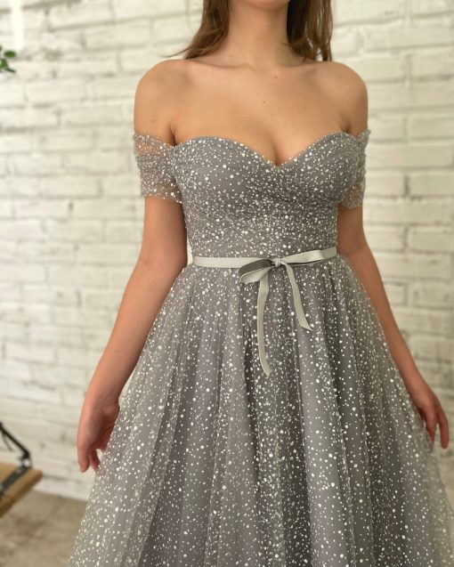 Teuta matoshi-Diamond Dust Midi Dress