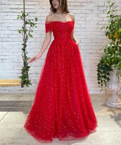 Teuta matoshi-Crimson Galaxy Gown
